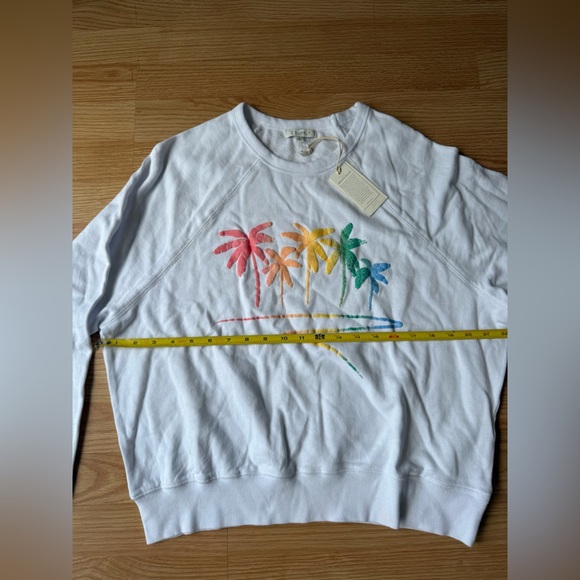 Z Supply Vintage Palm Women's Sweatshirt Size Small NWT - Picture 8 of 8